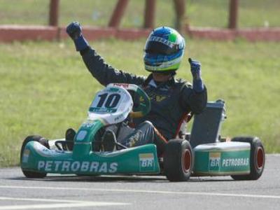 Felipe Fraga conquista o título da Seletiva de Kart