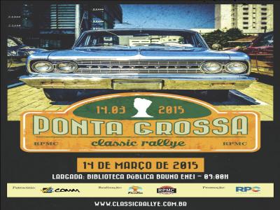 Ponta Grossa terá Rallye Classic no sábado