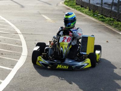 Wagner Ebrahim quer vencer no Torneio de Inverno de Kart