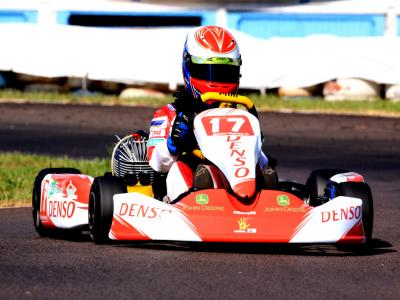 Myasava larga na pole position na abertura da Copa Paraná de Kart