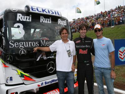 Filho de Nelson Piquet briga pela liderança da F-Truck