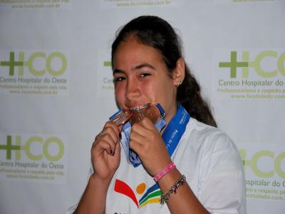 Toledana conquista duas medalhas na Olimpíada Nacional