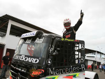 Piquet defende a liderança da Fórmula Truck em São Paulo