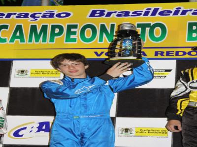 Casagrande é vice-campeão brasileiro de kart