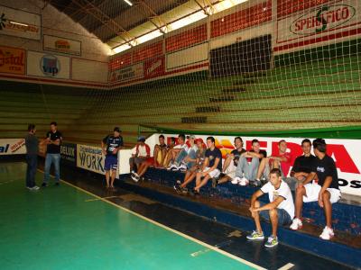 Alcides Pan foi palco da apresentação do Toledo Futsal