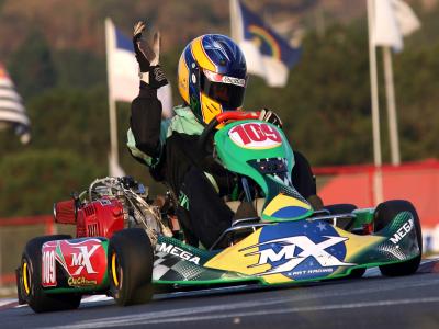 Oscar Alves conquista a 2ª vitória carioca no Brasileiro de Kart