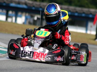 Gregory Diegues já está em ritmo de Brasileiro de Kart