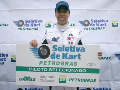 Jonathan Louis é finalista da Seletiva Petrobras de Kart