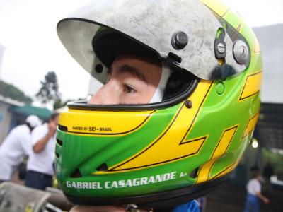 Casagrande se prepara para a final do Sul-brasileiro de kart