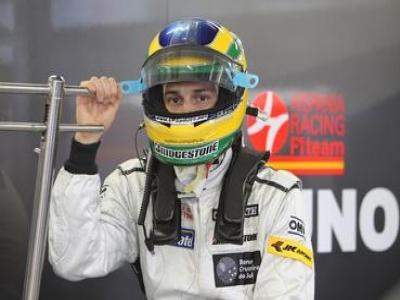 Bruno Senna comemora primeiro “treino real”