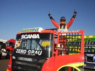 Leandro Reis é o pole position da F-Truck em Campo Grande