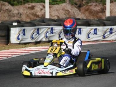 Incidentes tiram chances de Pedralli no Brasileiro de Kart