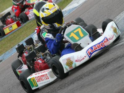 Cascavelense é 3º na estréia no Open Paulista de Kart