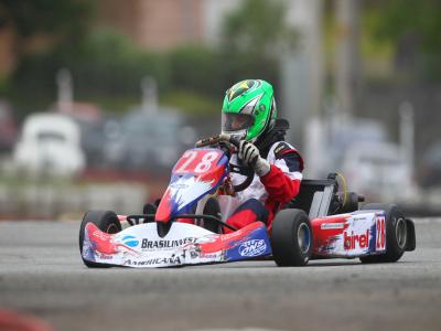 Artur Fortunato se prepara para a Copa Codasur de Kart