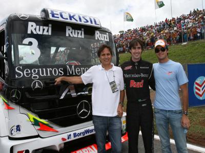 Nelson e Nelsinho Piquet estarão na torcida de Geraldo