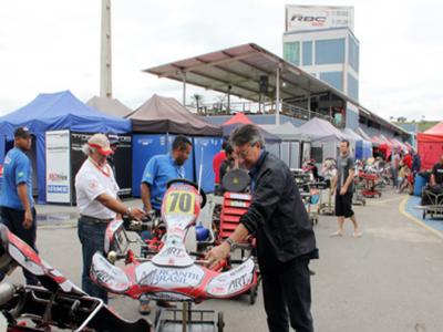 Começam os treinos para a 15ª Copa Brasil de Kart