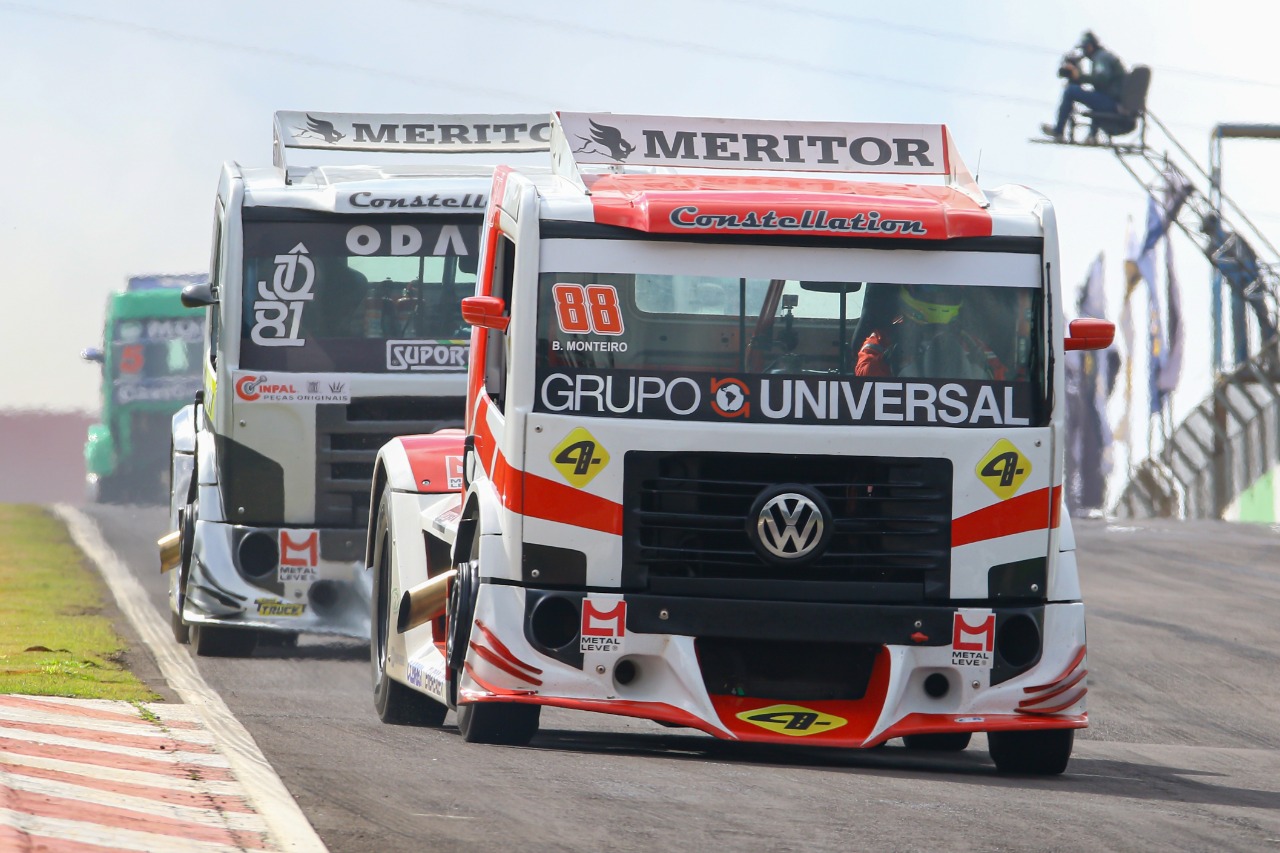 Beto Monteiro conquista três pódios na Copa Truck em Tarumã com a