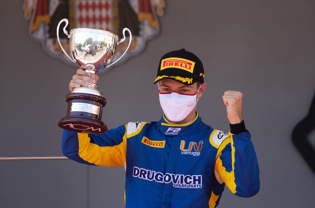 Drugovich comemora 2º lugar da Fórmula 2 em sua primeira corrida em Mônaco