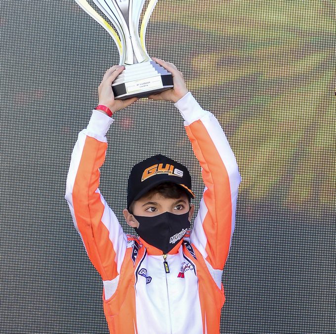 Guilherme Moleiro é vice-campeão da categoria Cadete na Copa Brasil de Kart
