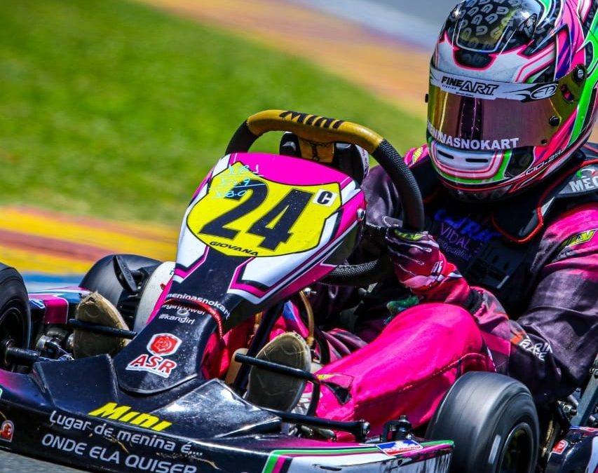 Giovana Marinoski chega em boa fase ao Open do Brasileiro de Kart