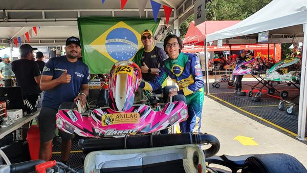 Luigi Di Lazzaro se destaca no Campeonato Sul-Americano Rotax de Kart na Colômbia
