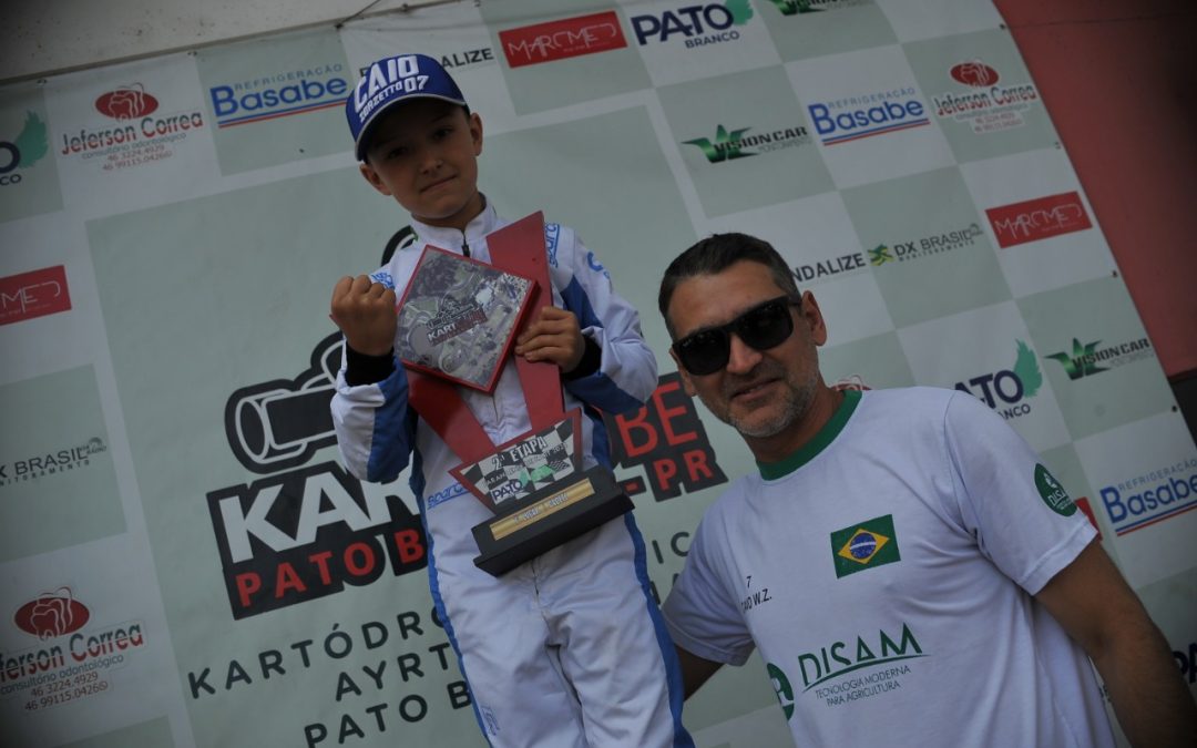 Vitória de Zorzetto na 2ª etapa do Paranaense de Kart em Pato Branco