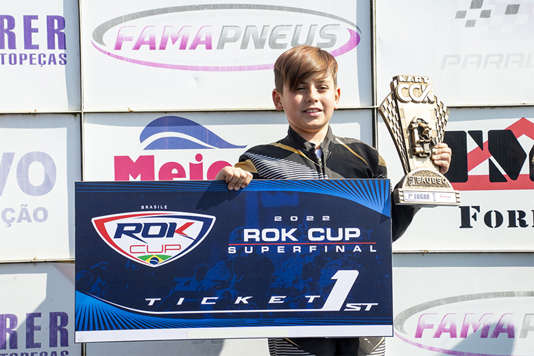 Lourenço Varela conquista vaga para representar o Brasil no Mundial Rok Cup de Kart