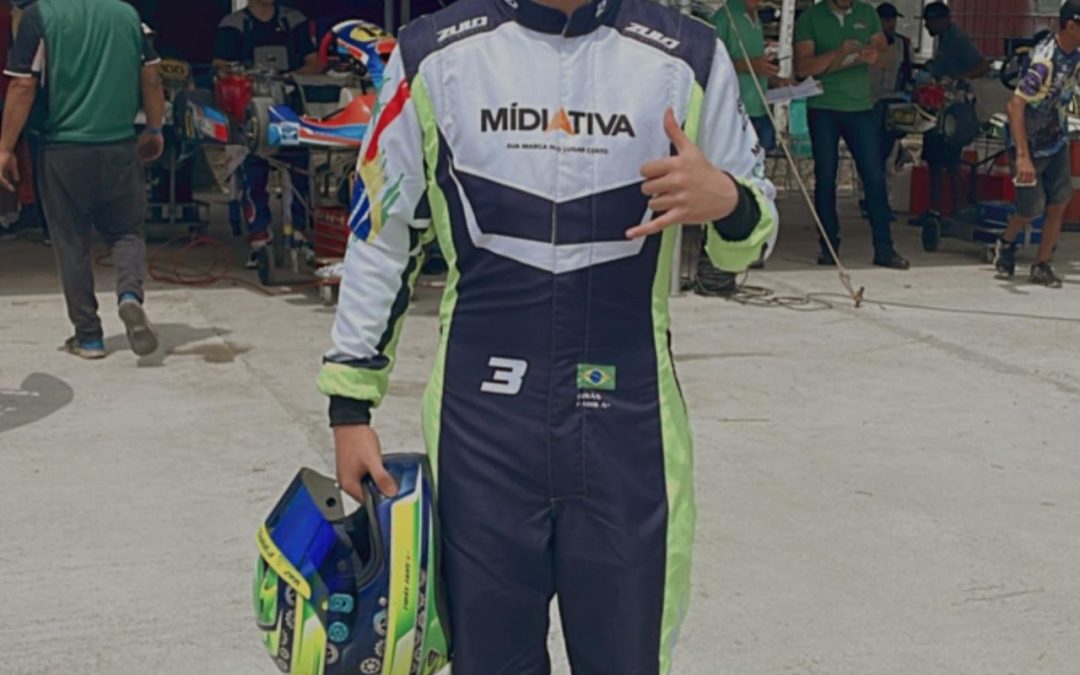Firás Fahs conquista seu 1º título no Paranaense de Kart