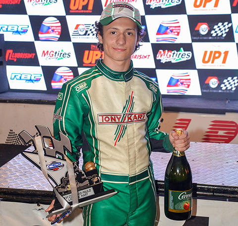 Ibiapina faz a pole e vence a 5ª etapa da categoria Graduados B Copa SP Light de Kart