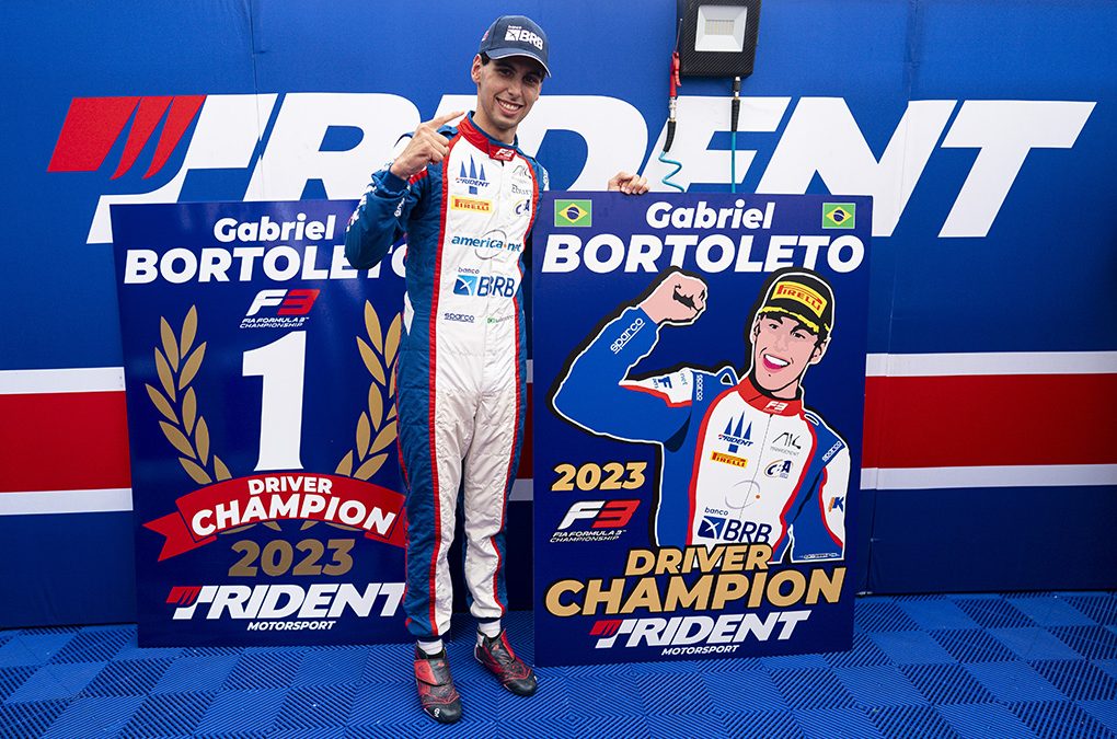 Gabriel Bortoleto é o campeão do FIA F-3