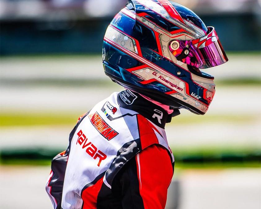 Gabriel Koenigkan prepara sua volta ao Brasileiro  de Kart após grave acidente no kartismo europeu