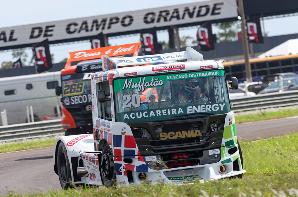 Pedro Muffato larga na frente em Campo Grande e pode ser campeão antecipado da Fórmula Truck