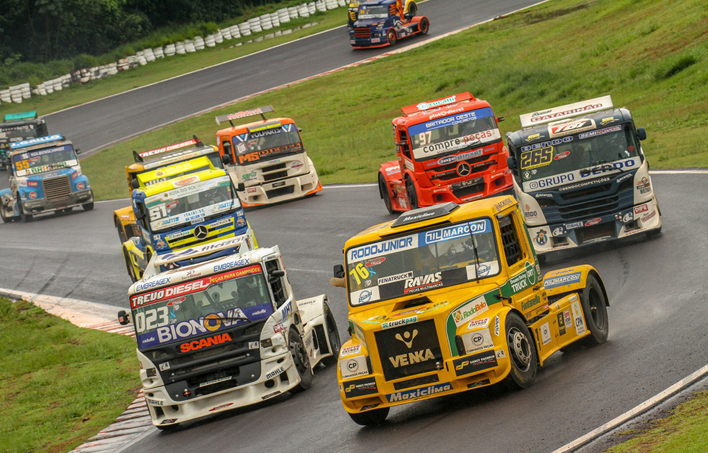 Com frio, Fórmula Truck inicia treinos da 3ª etapa em Cascavel