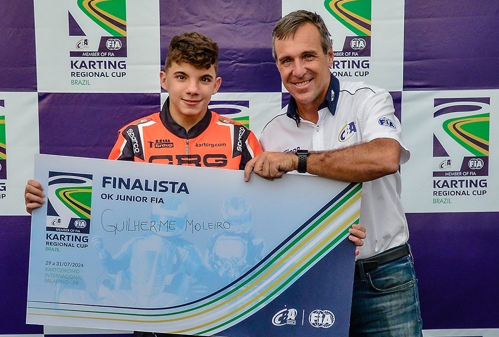 Guilherme Moleiro é o primeiro classificado para a final da Regional Cup