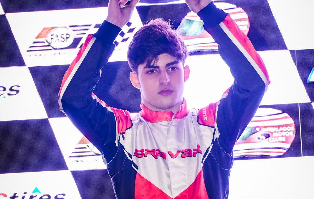 No sacrifício, Firas Fahs vai ao pódio na Copa São Light de Kart