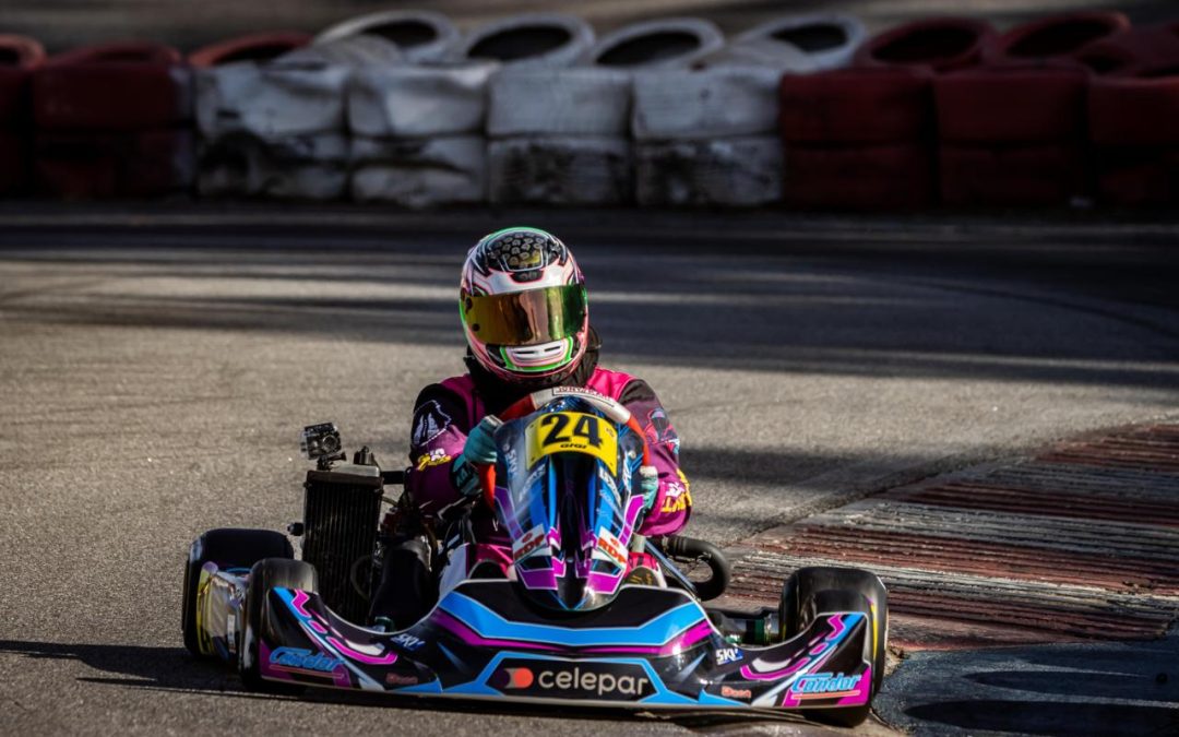 Giovana Marinoski precisa pontuar para continuar viva na Copa São Paulo de Kart