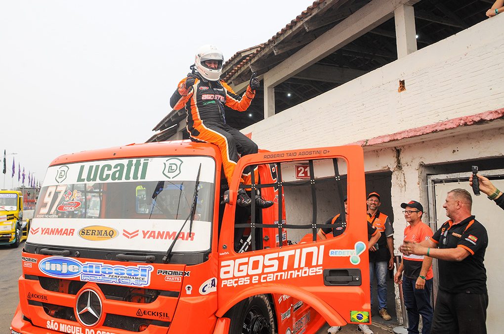 Rogério Agostini conquista sua primeira pole position do ano na Fórmula Truck