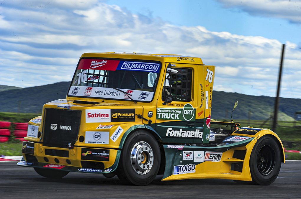 Rafael Fleck é o mais rápido da Fórmula Truck no Uruguai